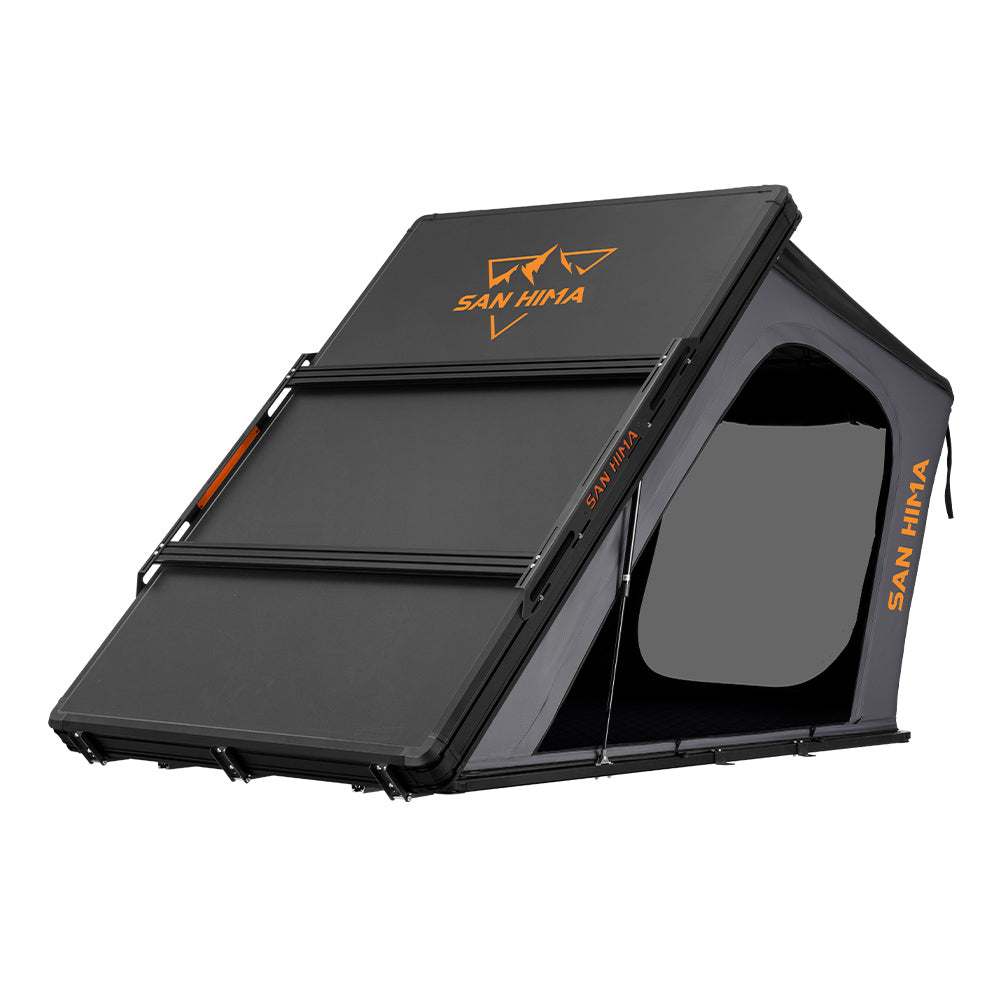aluminum roof top tent San Hima Hotham Aluminum Roof Top Tent Hardshell Camping 4WD 4x4