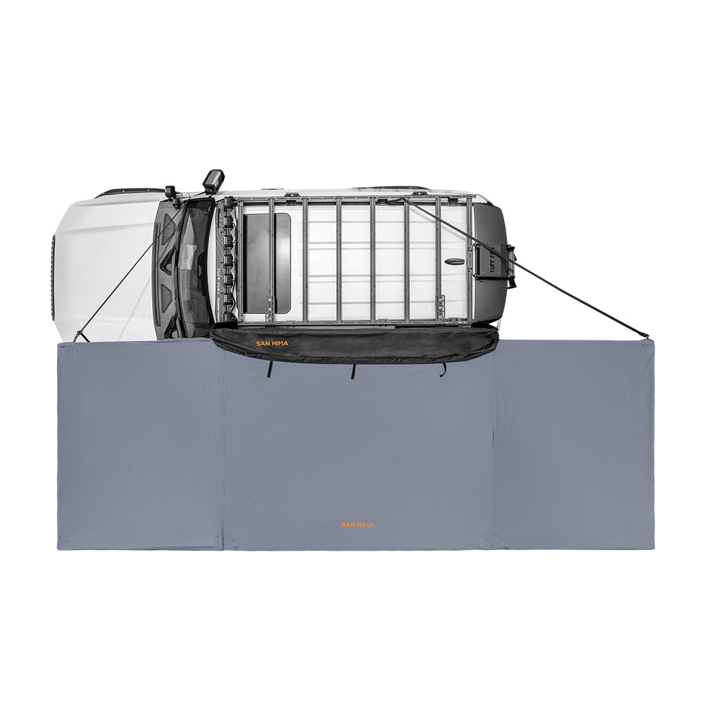 San Hima 180° Free-Standing Awning 118.4 sq.ft Built-In LED Light