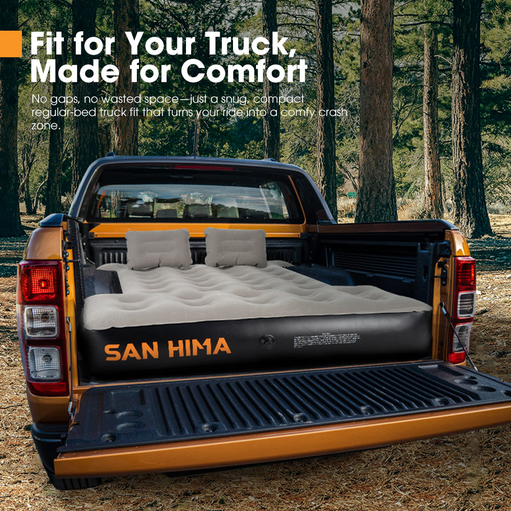 San Hima Truck Bed Air Mattress for 6-6.5ft Mid Size Regular Truck