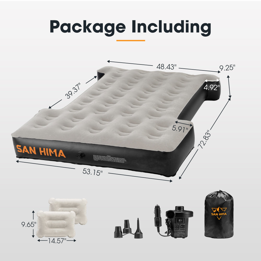 San Hima Truck Bed Air Mattress for 6-6.5ft Mid Size Regular Truck