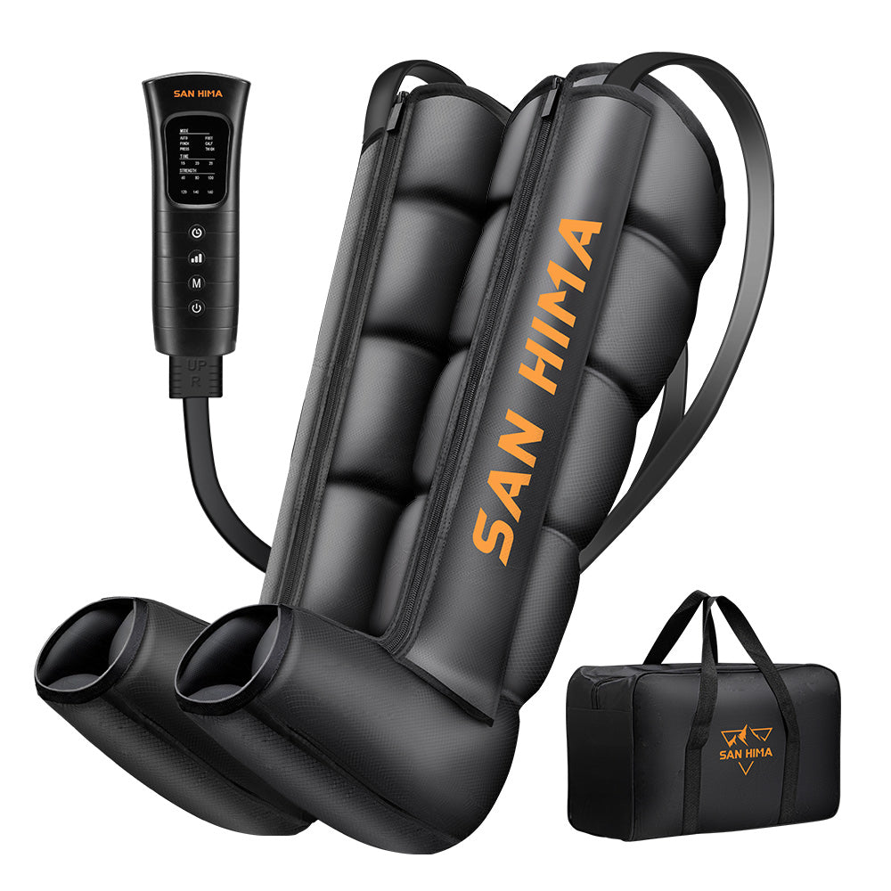 San Hima Air Compression Leg Massager Full Leg Recovery Boots Large