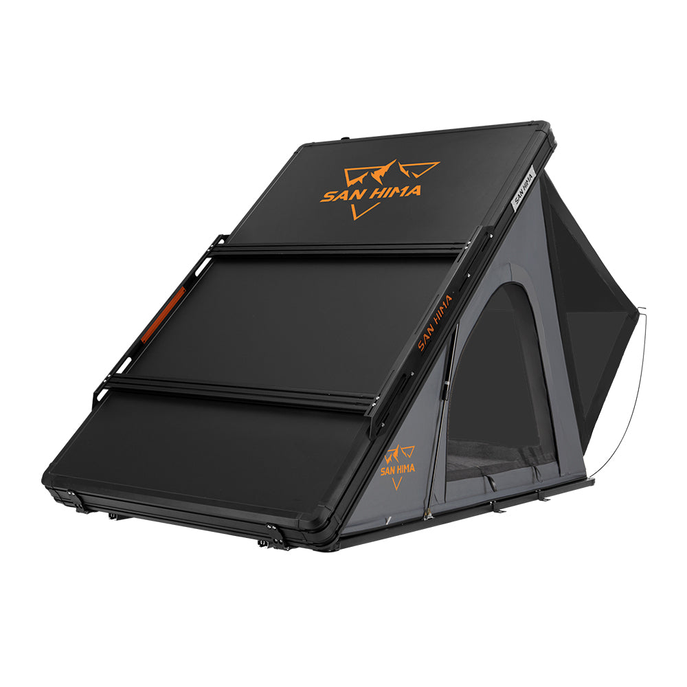 san hima tent San Hima Hotham Lite Roof Top Tent Hardshell w/ Cross Bar Camping 4WD 4x4  Gray
