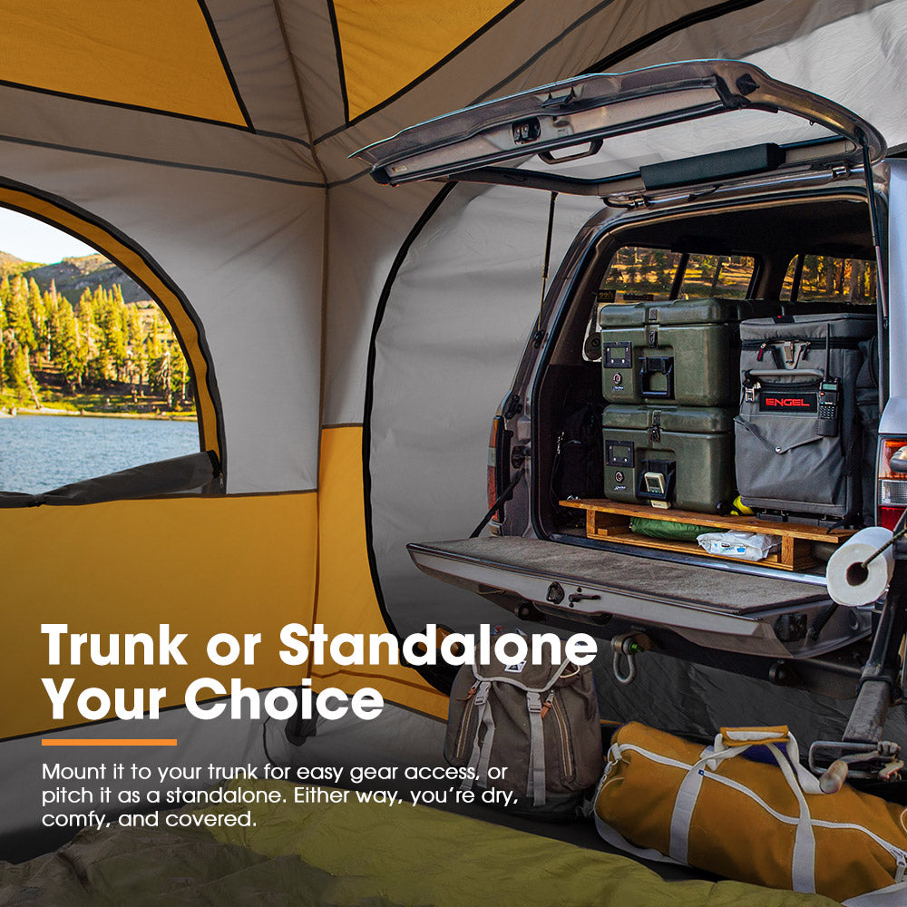 San Hima SUV Tent for Camping with Rainfly Waterproof 10'Lx9'Wx6.6'H