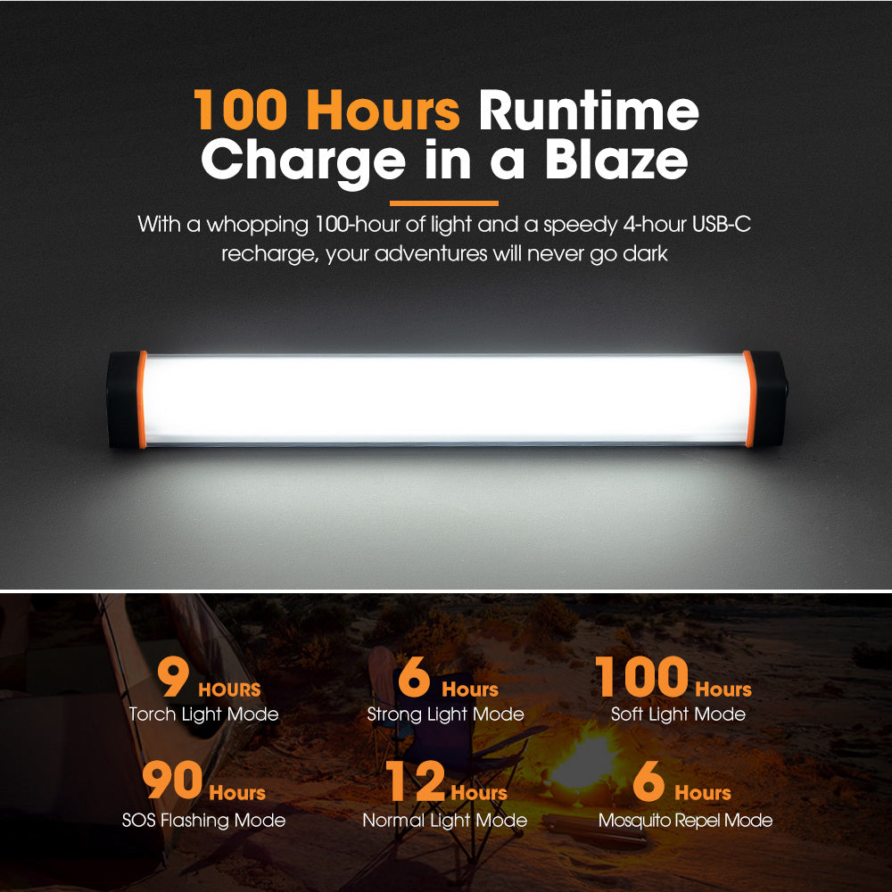 San Hima LED Torch Light 6000mAh Power Bank Rechargeable Flashlight Portable