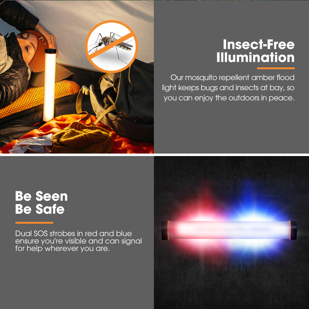 San Hima LED Torch Light 6000mAh Power Bank Rechargeable Flashlight Portable