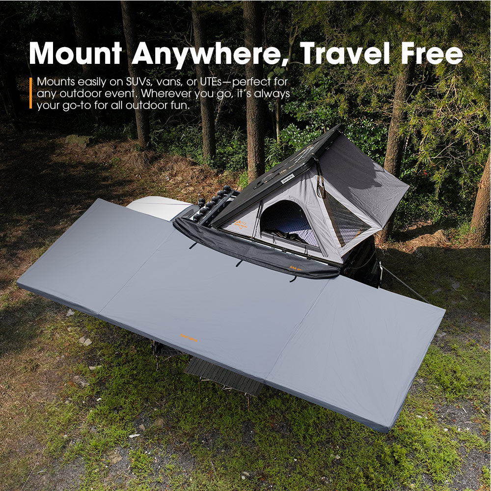 San Hima 180° Free-Standing Awning 118.4 sq.ft Built-In LED Light