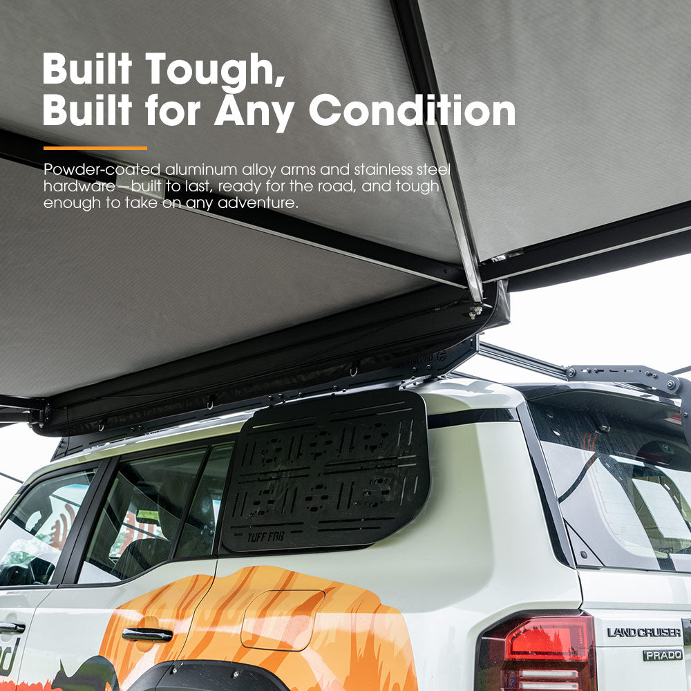 San Hima 180° Free-Standing Awning 118.4 sq.ft Built-In LED Light