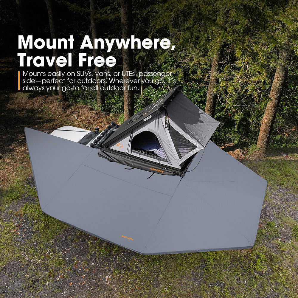 San Hima 270° Free-Standing Awning 129.2 sq.ft Driver Side