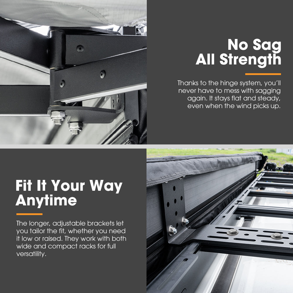 San Hima 270° Free-Standing Awning 129.2 sq.ft Driver Side