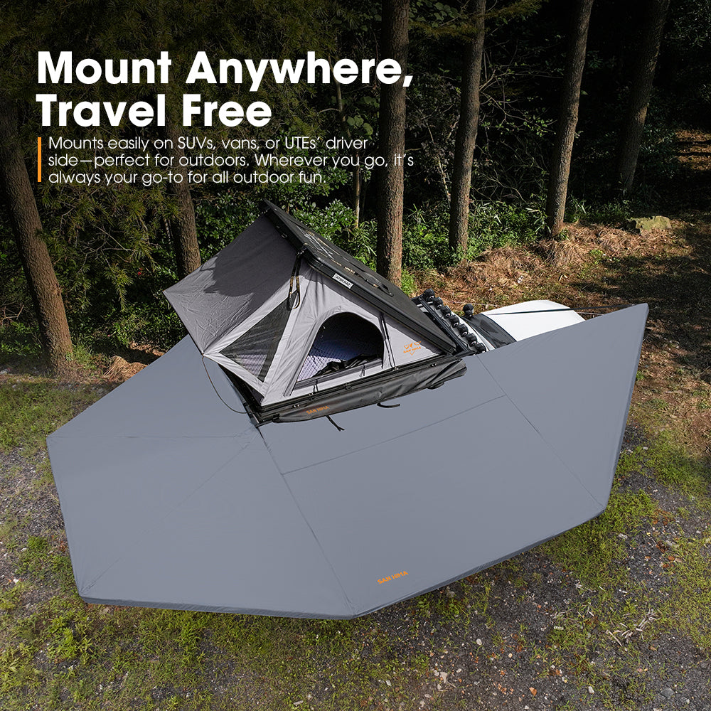 San Hima 270° Free-Standing Awning 129.2 sq.ft Passenger Side