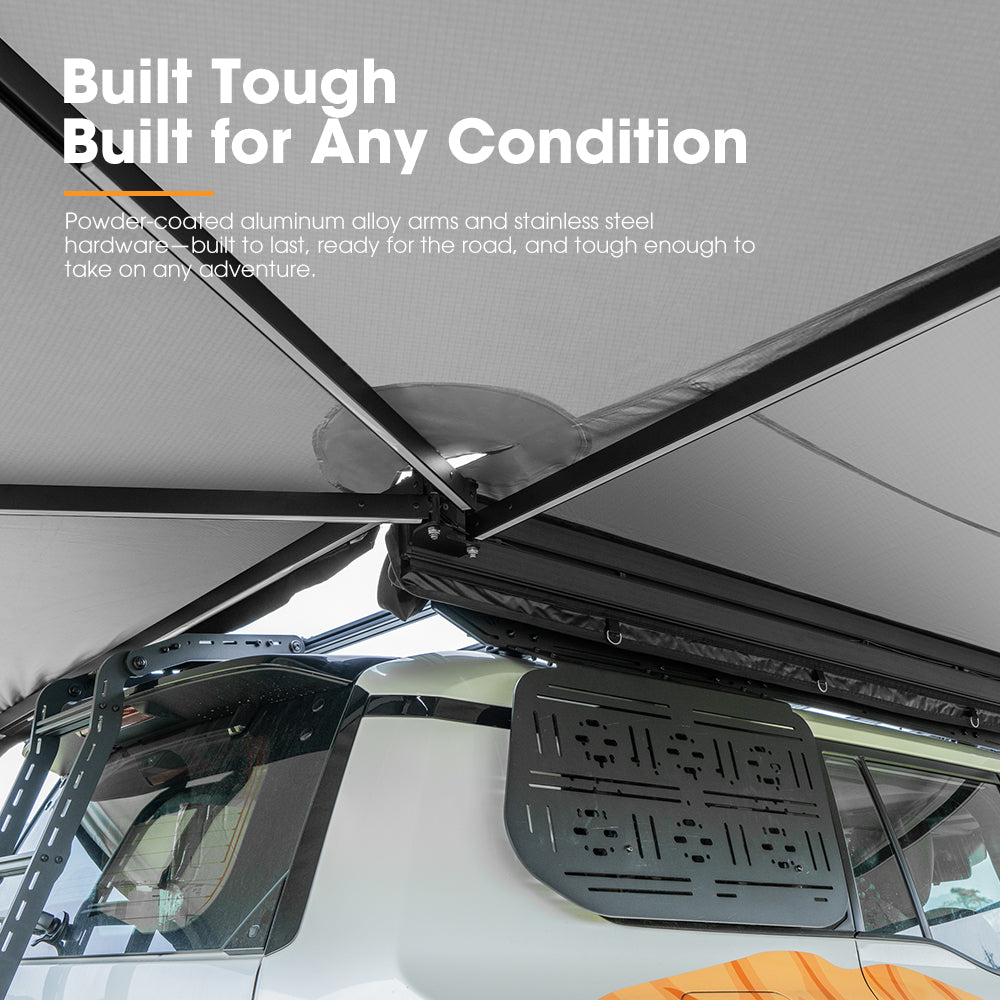 San Hima 270° Free-Standing Awning 129.2 sq.ft Passenger Side