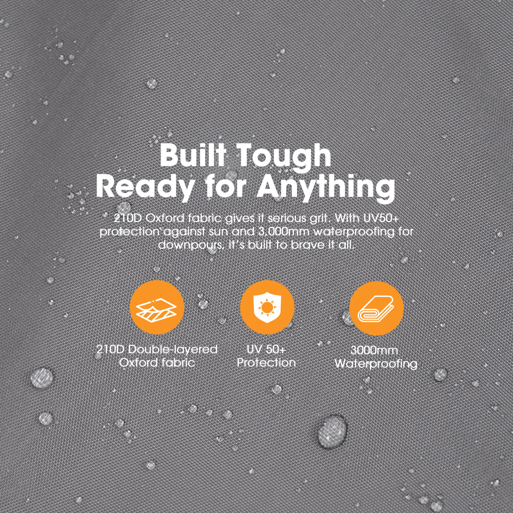 San Hima SUV Tent for Camping with Gull Wing Awning 8'Lx8'Wx7.6'H