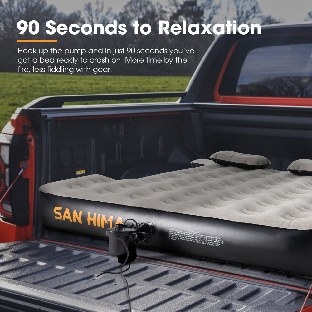 San Hima Truck Bed Air Mattress for 5.5-5.8ft Full Size Short Truck