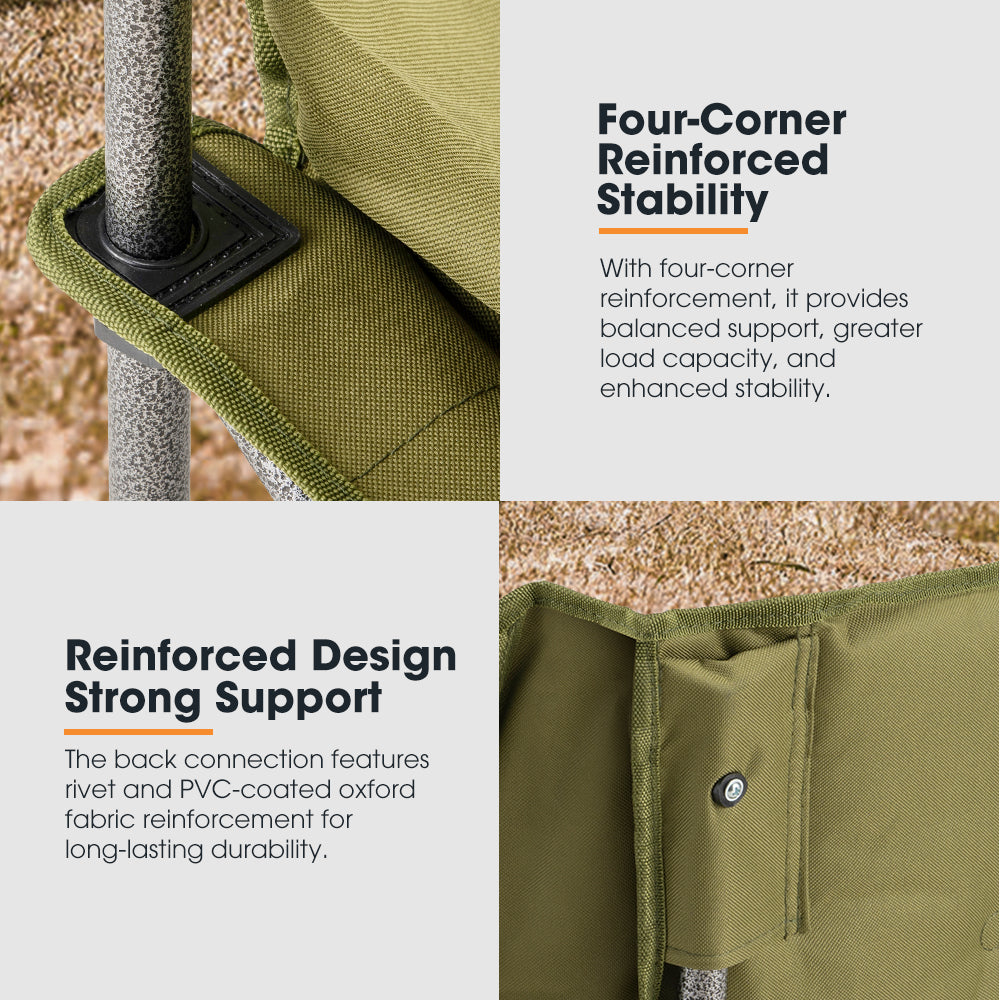SAN HIMA Double Camping Chair for 2 Person 650 LBS Thick Loveseat