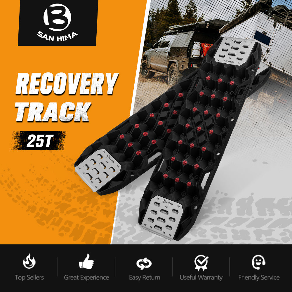 San Hima Offroad Traction Boards w/ Jack Base Replaceable Teeth