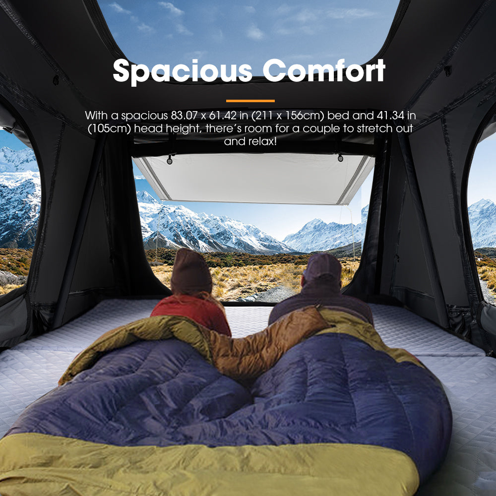 San Hima Jervis Rooftop Tent Hardshell w/ Ladder Camping Waterproof