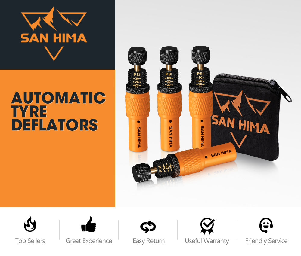 SAN HIMA Automatic Tire Deflator Kit 10-30 PSI, Air Down Tire