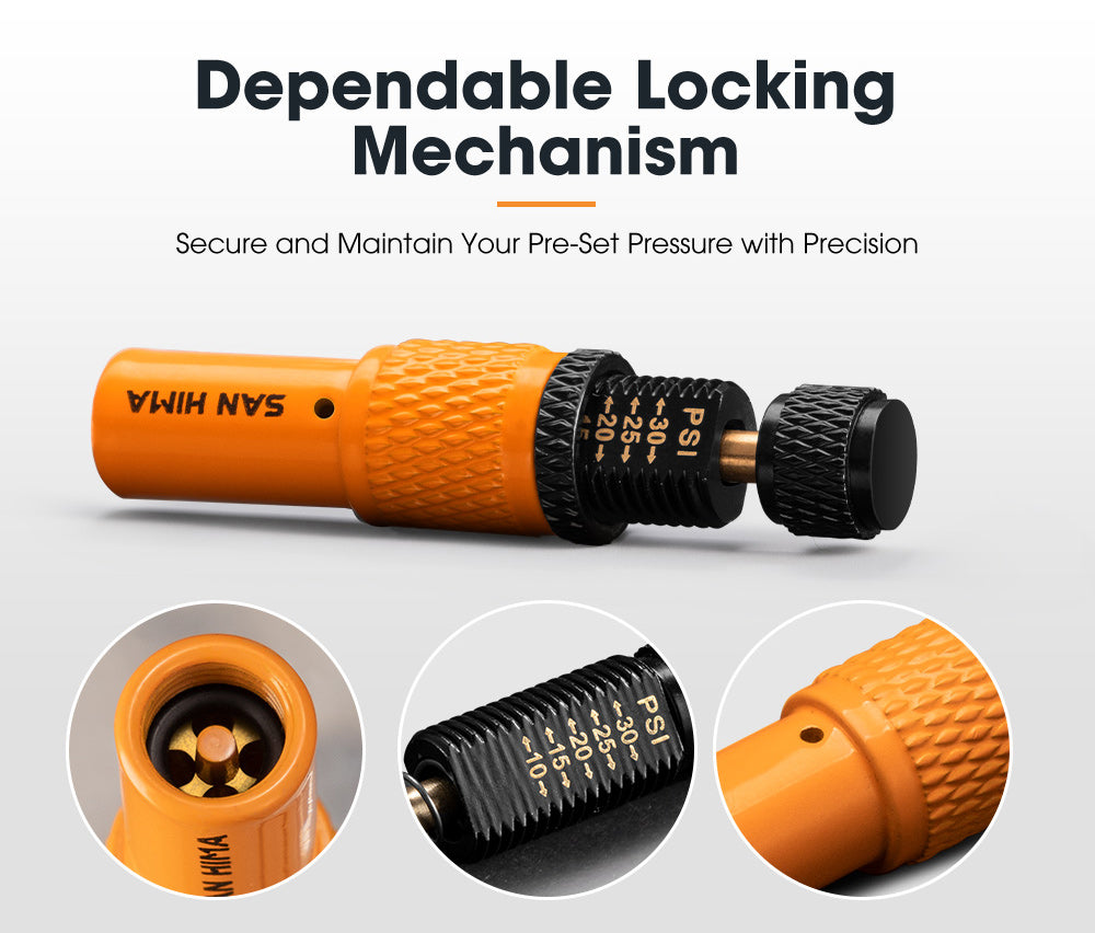 SAN HIMA Automatic Tire Deflator Kit 10-30 PSI, Air Down Tire