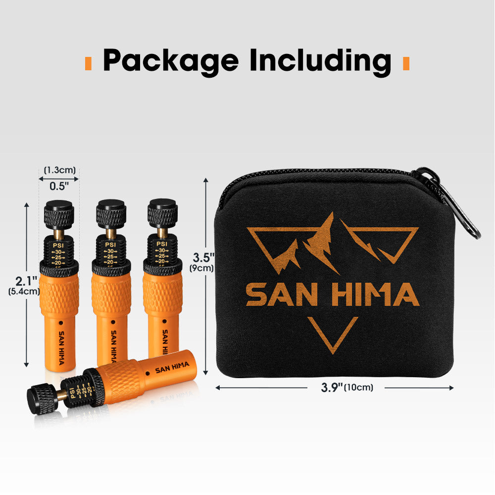 SAN HIMA Automatic Tire Deflator Kit 10-30 PSI, Air Down Tire