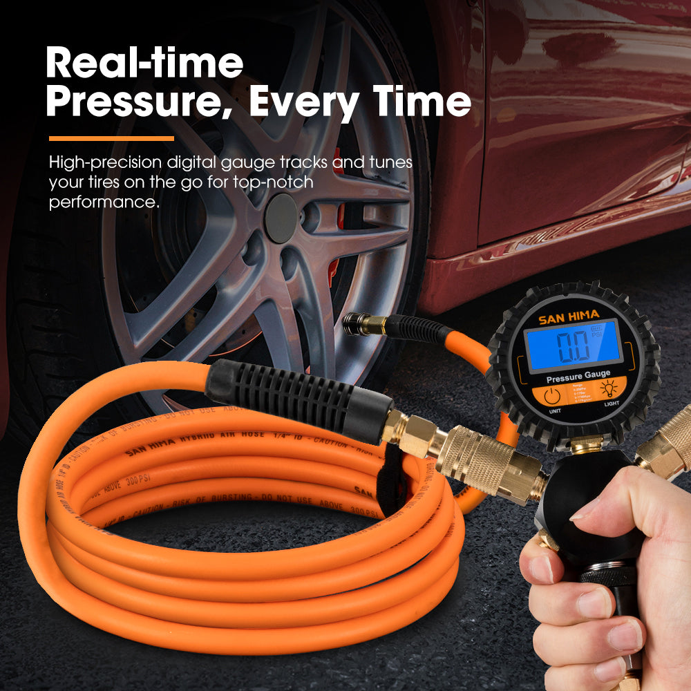San Hima 2 Tire Inflation Deflation System Fits up to 200" Wheelbase