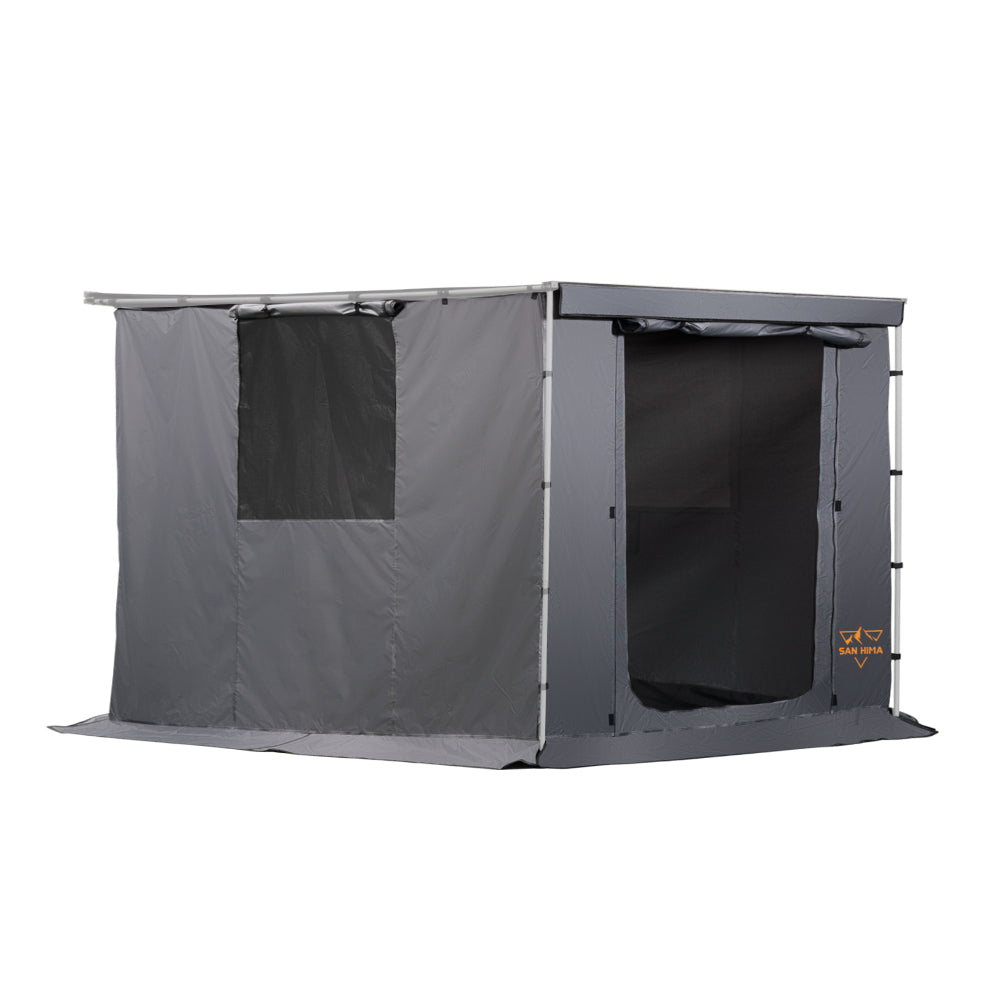 San Hima Awning Room w/ Floor 8.2ft x 10ft Camping Shade